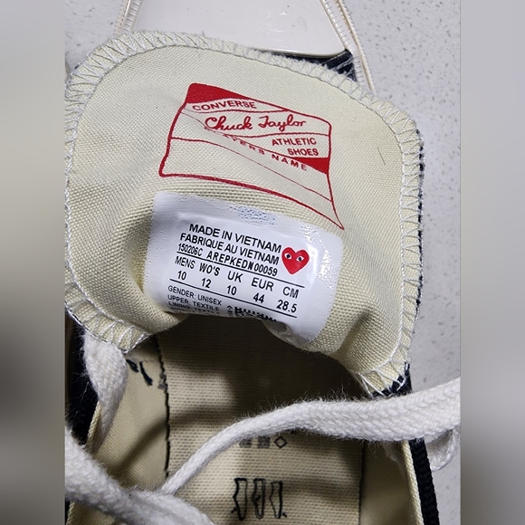 Unisex Chuck Taylor Comme des garçons Converse - Picture 4 of 4
